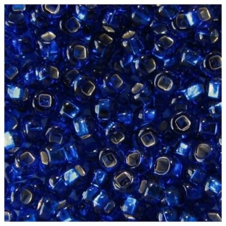 Бисер "Preciosa", квадратное отверстие, 10/0, 50 грамм, цвет: 67300 синий