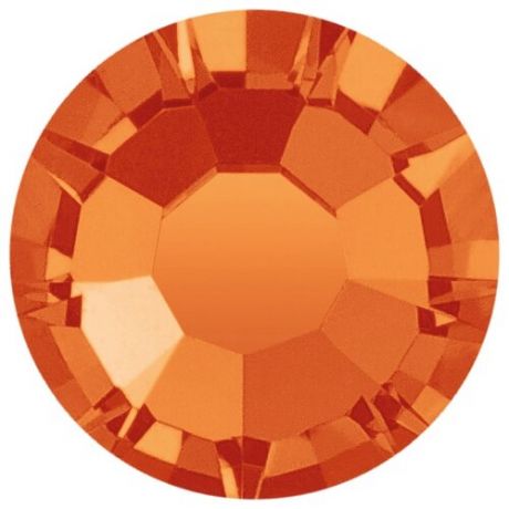 Стразы клеевые PRECIOSA 3,2 мм, стекло, 144 шт, оранжевые, 90040 (438-11-615 i)