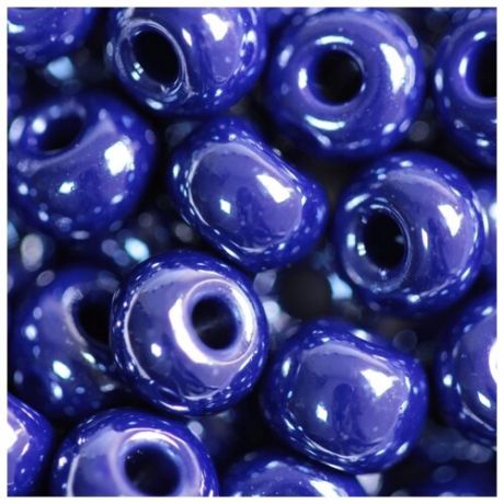 Бисер "Preciosa", 10/0, 50 грамм, цвет: 38050 синий