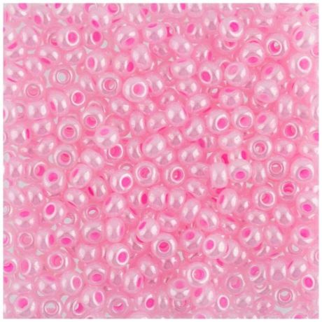 Бисер "Preciosa", 10/0, 500 грамм, цвет: 37175 розовый