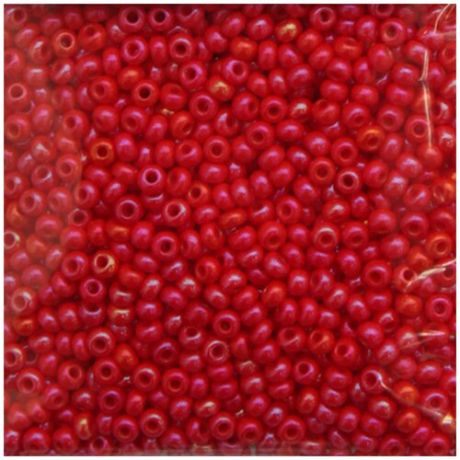 Бисер 10/0, 8 (+/-0,5) гр, Preciosa (94170), красный