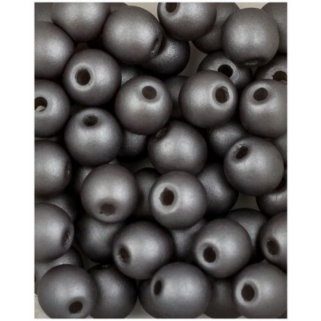 Стеклянные чешские бусины, круглые, Round Beads, 3 мм, цвет Alabaster Metallic Steel, 50 шт. (2010-29403*1)