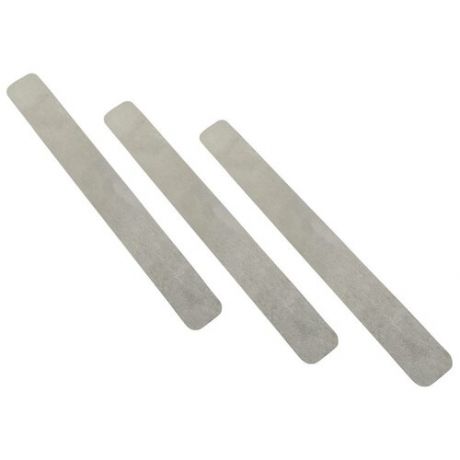 Комплект основ для браслетов из алюминия, ширина основы: 19 мм, длина основы: 160 мм, толщина: 1 мм, (прямые), 3 шт.