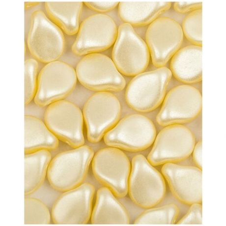 Стеклянные чешские бусины, Pip Beads, 5х7 мм, цвет Alabaster Pastel Cream, 50 шт. (2010-25039*1)