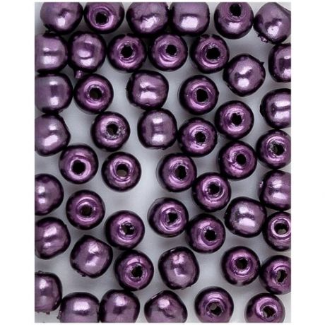 Стеклянные чешские бусины с покрытием под жемчуг, 2 мм, цвет Shiny Eggplant, 100 шт. (10241*2)