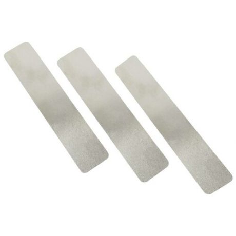 Комплект основ для браслетов из алюминия, ширина основы: 32 мм, длина основы: 160 мм, толщина: 1 мм, (прямые), 3 шт.