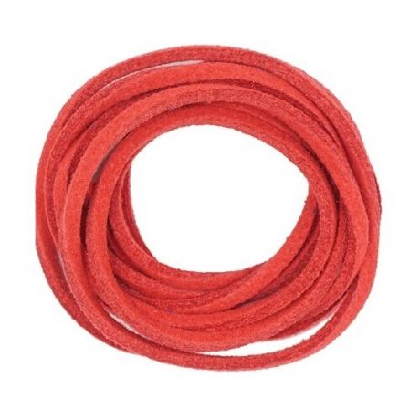 Шнур для бижутерии, цвет: А068 красный, 3 мм x 1 м