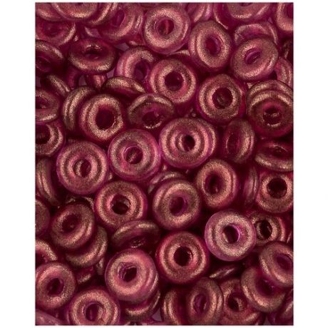 Стеклянные чешские бусины, O bead, 4 мм, цвет Crystal GT French Rose, 5 грамм (около 165 шт.) (00030-29260*1)