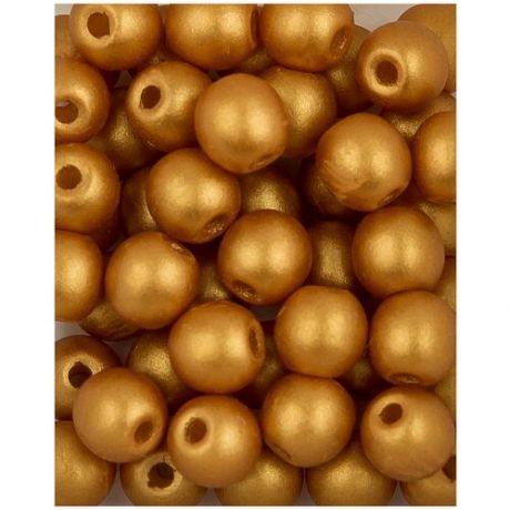 Стеклянные чешские бусины, круглые, Round Beads, 3 мм, цвет Alabaster Metallic Gold, 50 шт. (2010-29421*1)