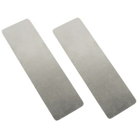 Комплект основ для браслетов из алюминия, ширина основы: 50 мм, длина основы: 160 мм, толщина: 1 мм, (прямые), 2 шт.