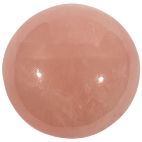Кабошон из розового кварца, размер 26х26х9 мм, вес 10 грамм
