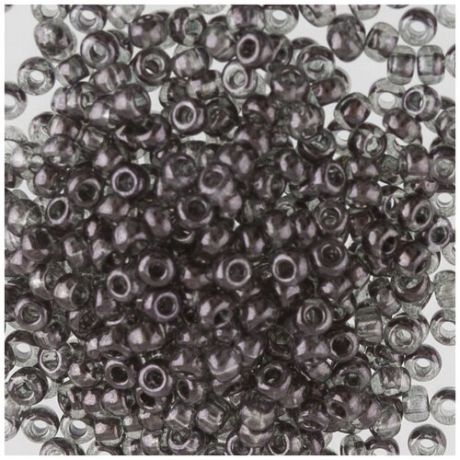 Бисер круглый PRECIOSA 4, 10/0, 2,3 мм, 500 г, (Ф250), серый