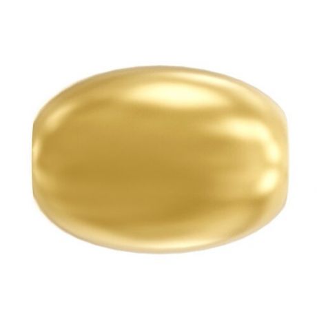 Бусины стеклянные Swarovski 4 мм, 10 шт, в пакете, под жемчуг, кристалл, светло-золотой (5824)