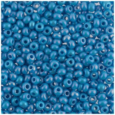 Бисер круглый PRECIOSA 2,3 мм, 500 г, 64050, Ф288 голубой