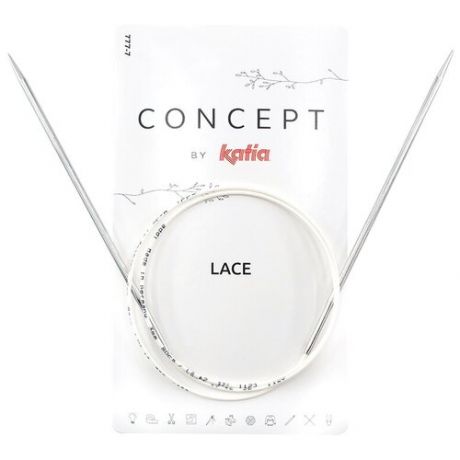 Спицы круговые супергладкие CONCEPT BY KATIA Lace №5, 40 см