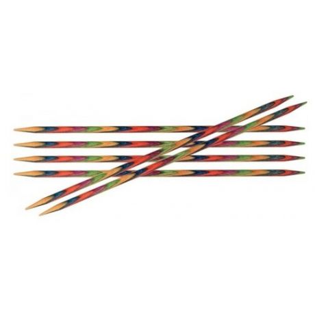 Спицы Knit Pro Symfonie 20119, диаметр 3 мм, длина 20 см, многоцветный