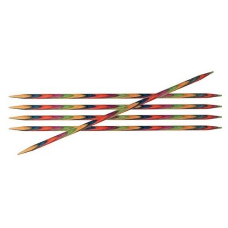 Спицы Knit Pro Symfonie 20110, диаметр 4.5 мм, длина 20 см, многоцветный