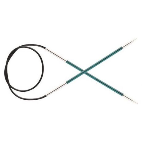 Спицы Knit Pro Royale 29053, диаметр 3.5 мм, длина 40 см, аквамариновый