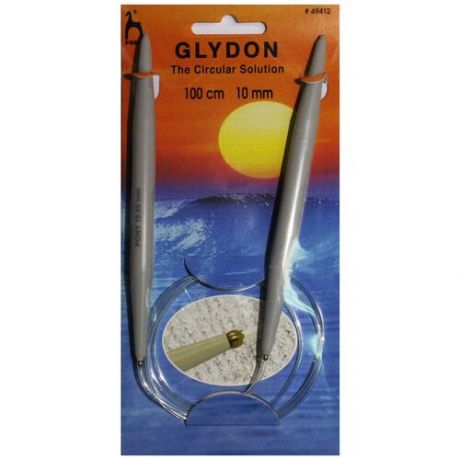 49412 PONY GLYDON Спицы круговые 10,00 мм/100 см, пластик