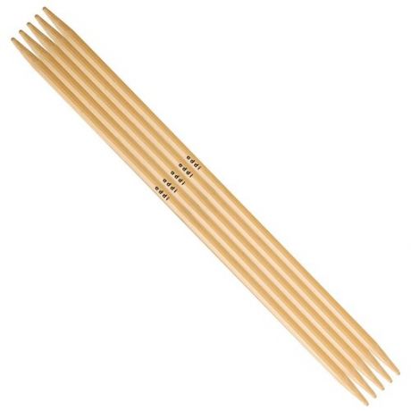 Спицы ADDI чулочные из бамбука 501-7, диаметр 3.5 мм, длина 15 см, дерево