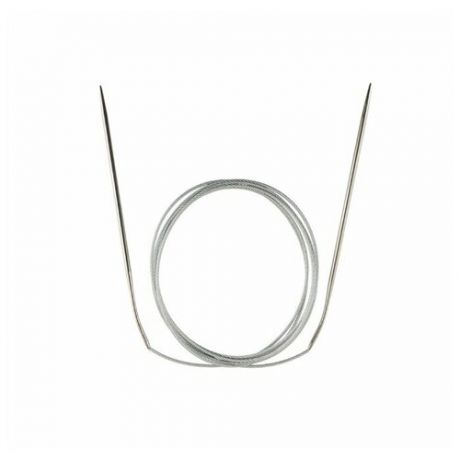 Спицы Gamma круговые с металлической леской MKX, диаметр 2.5 мм, серый/серебристый