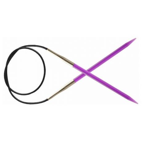 Спицы круговые "Trendz", 5 мм, 100 см, цвет: фиолетовый