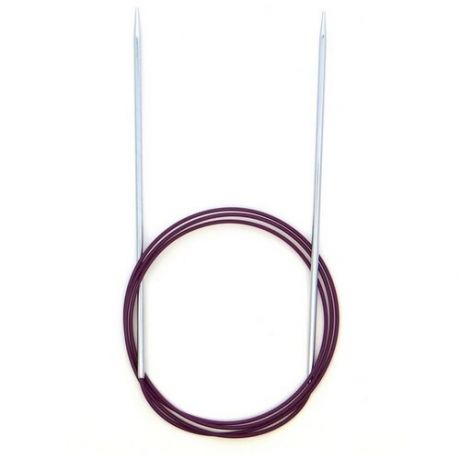 Спицы Knit Pro Nova Metal 11320, диаметр 3.5 мм, длина 60 см, розовый/серебристый