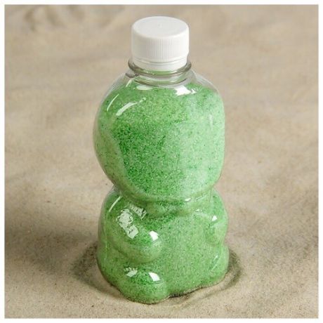 Песок цветной в бутылках "Мятный" 500 гр (3 шт)
