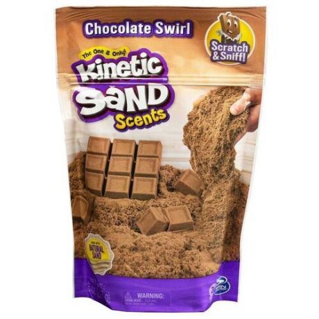 Kinetic Sand Набор для лепки Кинетический песок с ароматом шоколада 6053900