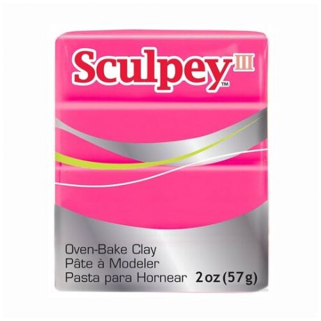 Полимерная глина Sculpey 57 г, ярко-розовый (S302)