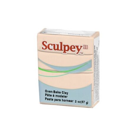 Полимерная глина Sculpey III 093 (бежевый), 57г