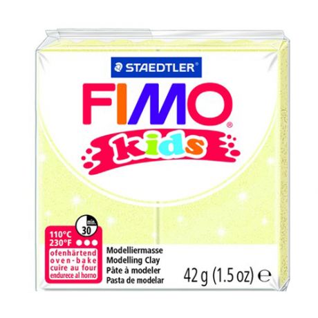 Полимерная глина FIMO kids 42 г перламутровый светло-желтый (8030-106