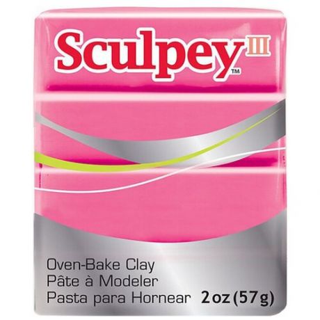 Полимерная глина Sculpey III 1142 (розовый леденец), 57г
