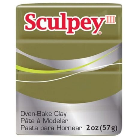 Полимерная глина Sculpey III 360 (камуфляж), 57г