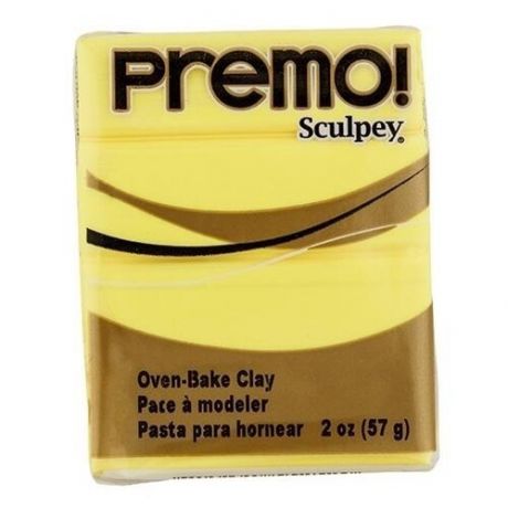 Полимерная глина Sculpey Premo 5525 (ярко-желтый) 57г