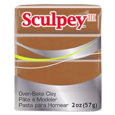 Полимерная глина Sculpey III 1657 (лесной орех), 57г