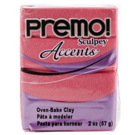 Полимерная глина Sculpey Premo Accents 5115 (жемчужно-малиновый), 57г