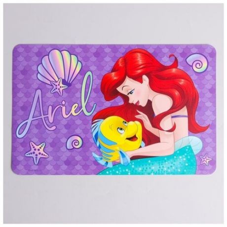 Коврик для лепки "Ariel" Принцессы: Ариель, размер 19*29.7 см