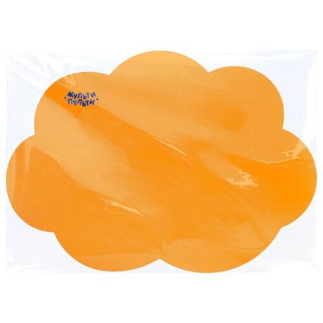 Доска для лепки Мульти-Пульти Облачко, фигурная, А5+, 800 мкм, пластик, оранжевый ( Артикул 303736 )