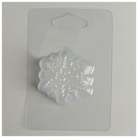 Пластиковая форма для мыла «Снежинка