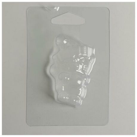 Пластиковая форма для мыла «Котик в колпачке