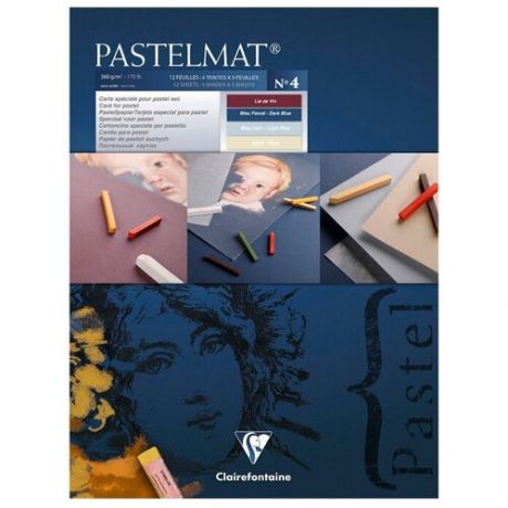Альбом для пастели Clairefontaine Pastelmat 24 х 30 см, 360 г/м², 12 л.