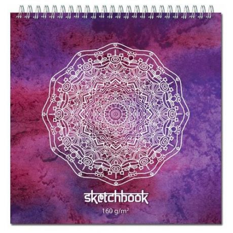 Скетчбук для зарисовок Полином Sketchbook Quadro Bigger 25 х 25 см, 160 г/м², 60 л.