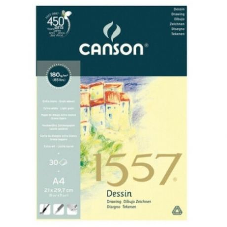 Альбом Canson 1557 29.7 х 21 см (A4), 180 г/м², 30 л.