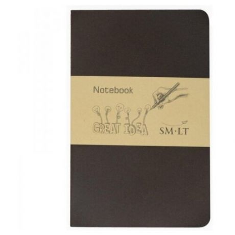 Smiltainis Блокнот "Stitched colored notebook" 13,5x21 см 48л 80 г/м2 разноцветн., сшивка