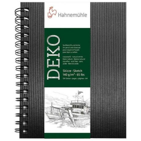 Альбом для эскизов на спирали Hahnemuhle "Deko" A4 62 л 140 г жесткая обложка