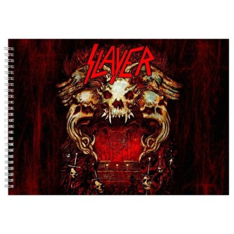 Альбом для рисования, скетчбук Slayer эмблема