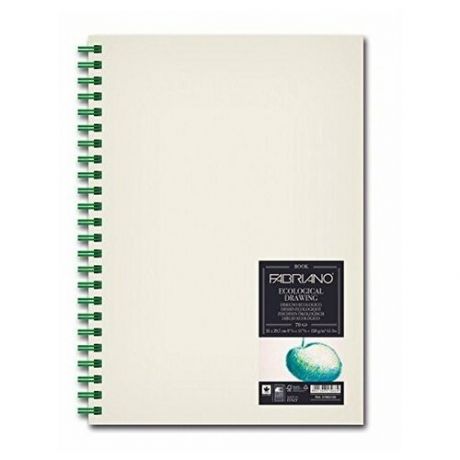 Fabriano Блокнот для зарисовок Ecological"Drawingbook" 120г/м2 А3 мелкозернистая 70л