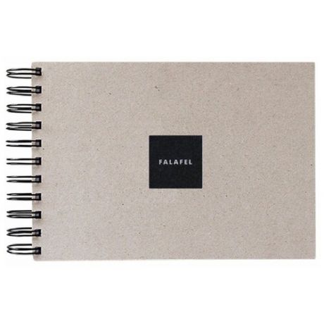 Скетчбук для графики Falafel books с черной бумагой 20 х 13.8 см, 160 г/м², 62 л.