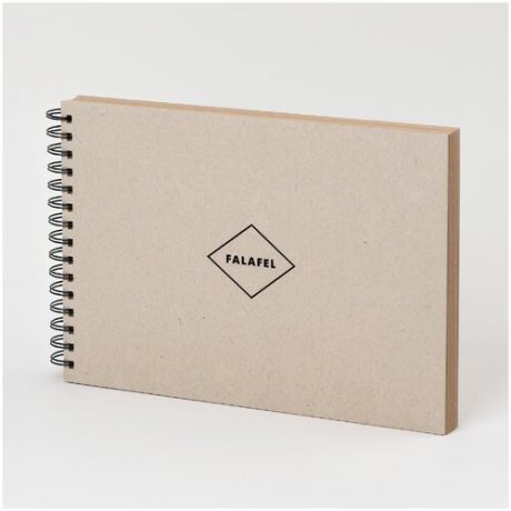 Скетчбук FALAFEL BOOKS А4 S5 Grey Craftpaper, 50л, 200г